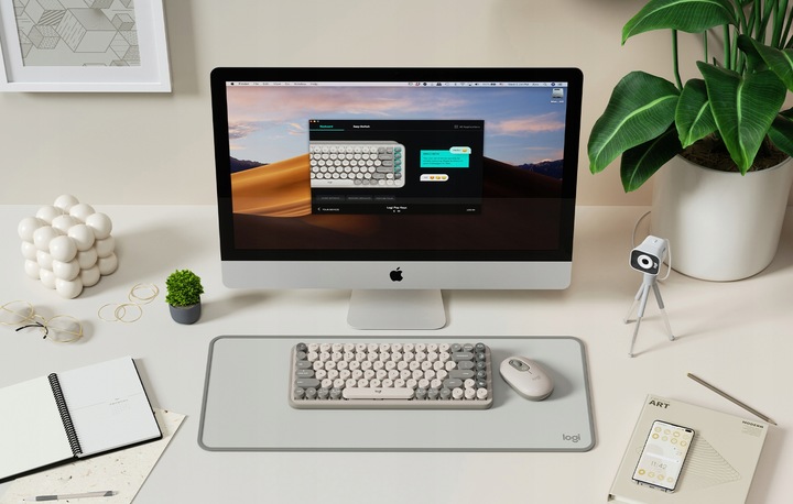 Bezprzewodowa Klawiatura mechaniczna Logitech POP Keys Bluetooth / USB Bolt