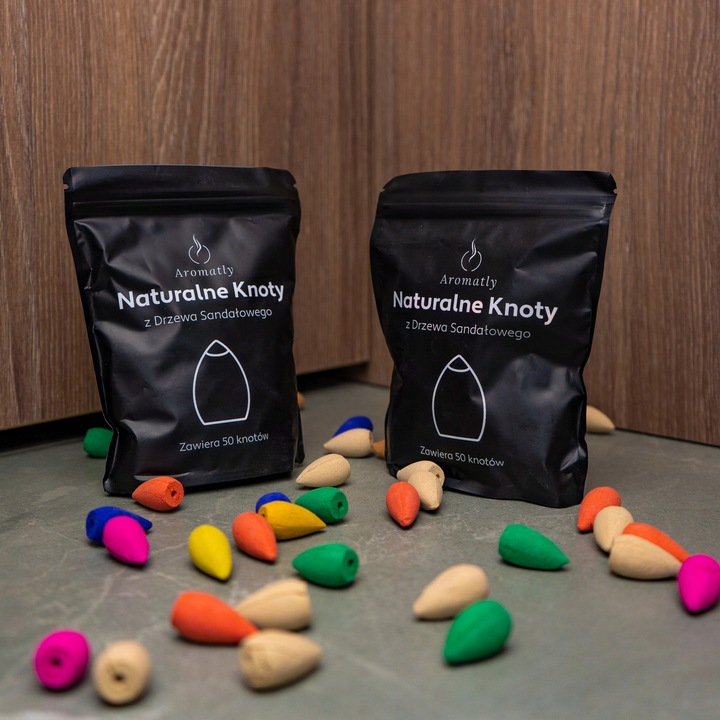 Knoty do kadzidła płynącego Aromatly - 50szt