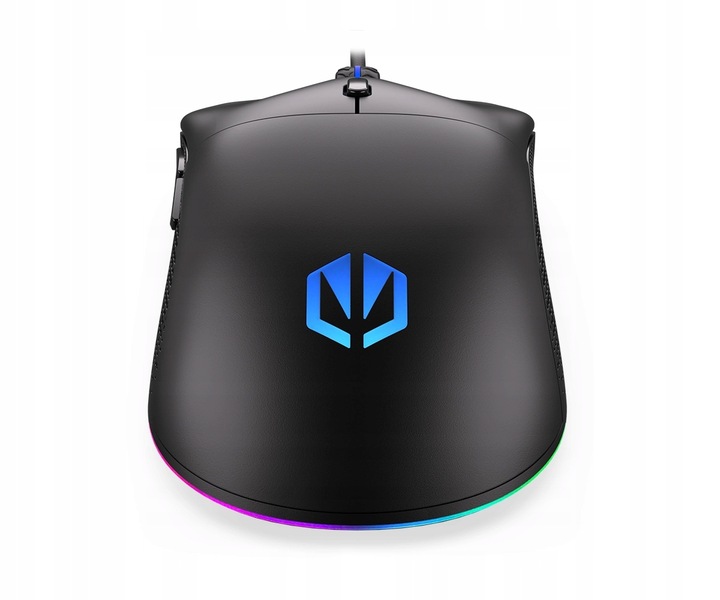 Mysz przewodowa dla gracza Endorfy GEM Black EY6A006 8000DPI ARGB USB 1,8 m