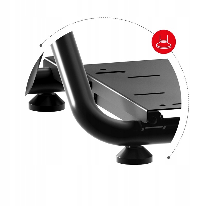 KOKPIT wyścigowy GAMINGOWY do 120kg Huzaro Speed 6.0 do SIMRACINGU