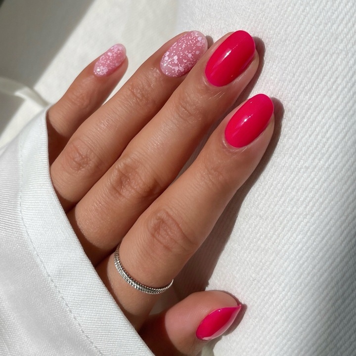 SEMILAC LAKIER HYBRYDOWY 491 STRAWBERRY ICE 7ml