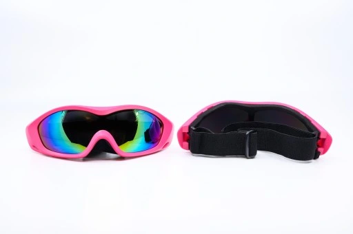 GOGLE NARCIARSKIE JUNIOR - NARTY - SNOWBOARD - wysyłka 24h - Różowe