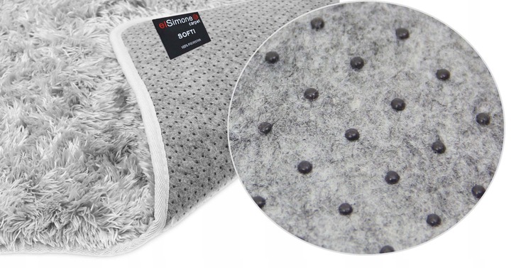 MIĘKKI PLUSZOWY DYWAN ANTYPOŚLIZGOWY PLUSZ 120X170 DO PRANIA