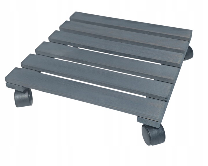 Drewniana podstawka stojak pod doniczkę kwiatek podest na