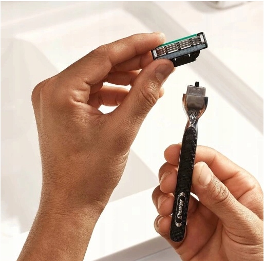 8x ORYGINAŁ WKŁADY OSTRZA DO MASZYNKI GILLETTE MACH3 MACH 3 NOŻYKI GOLENIA