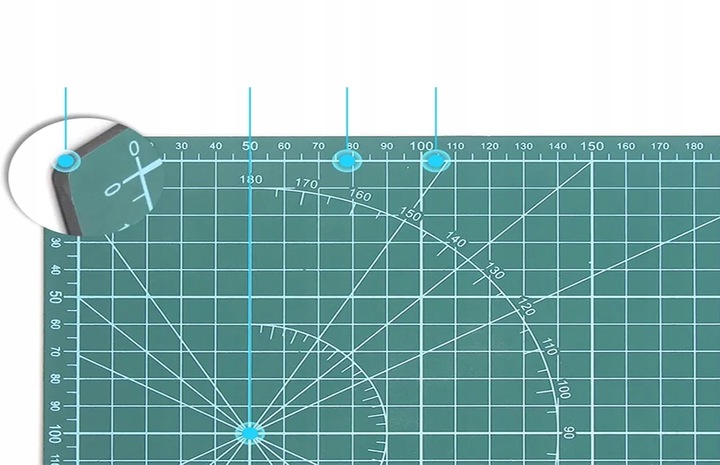 Mata Modelarska do Cięcia Samogojąca Dwustronna 45x60 Duża Mocna A2