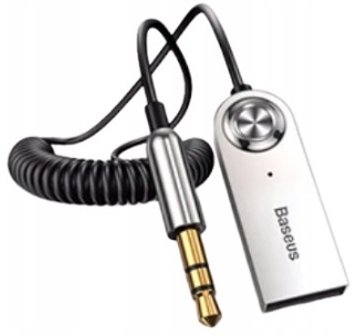 BASEUS TRANSMITER ADAPTER ODBIORNIK AUDIO BLUETOOTH AUX DO SAMOCHODU