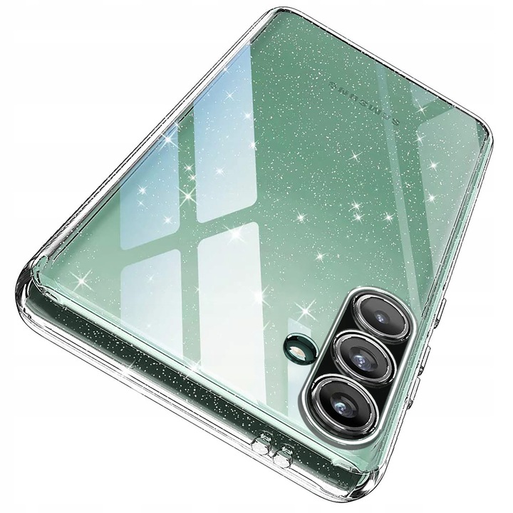 Etui do Samsung A56 5G SILICONE BROKAT CASE + SZKŁO 9H