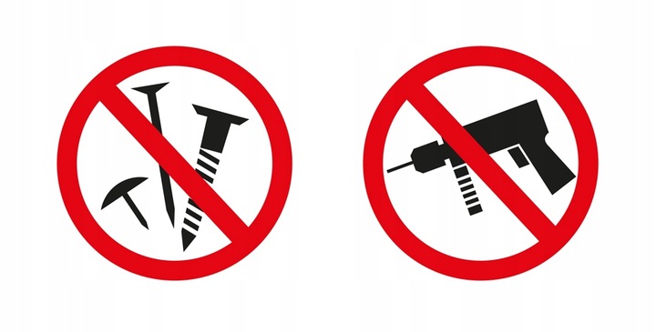 Haczyk Samoprzylepny Klejący Gwóźdź Na OBRAZ 10szt