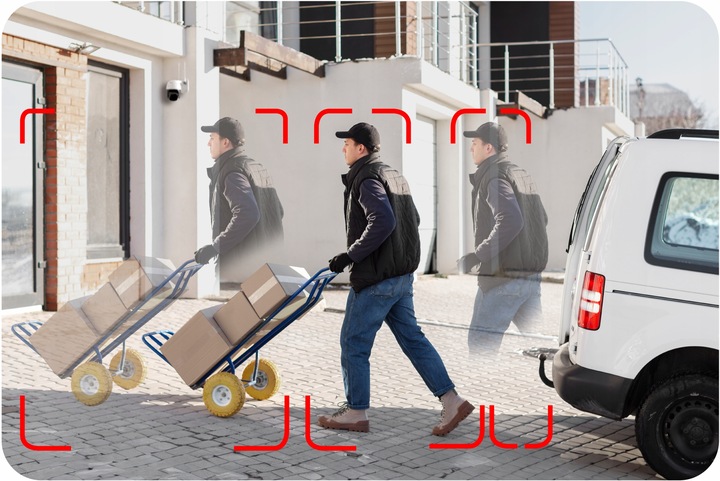 OBROTOWA KAMERA ZEWNĘTRZNA IP WIFI 3X ZOOM 5MPx 2K