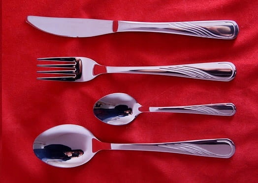 AMBITION 24 SZTUĆCE NIERDZEWNE DO ZMYWARKI NAPOLI ZESTAW KOMPLET NA 6