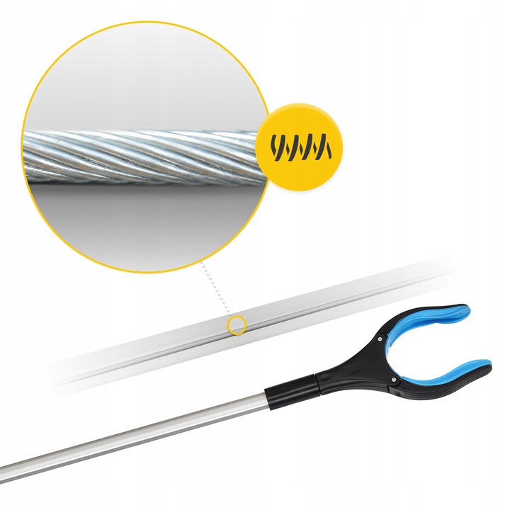 CHWYTAK SZCZYPCE ŁAPKA DO PODNOSZENIA ŚMIECI PRZEDMIOTÓW DLA SENIORÓW DŁUGI