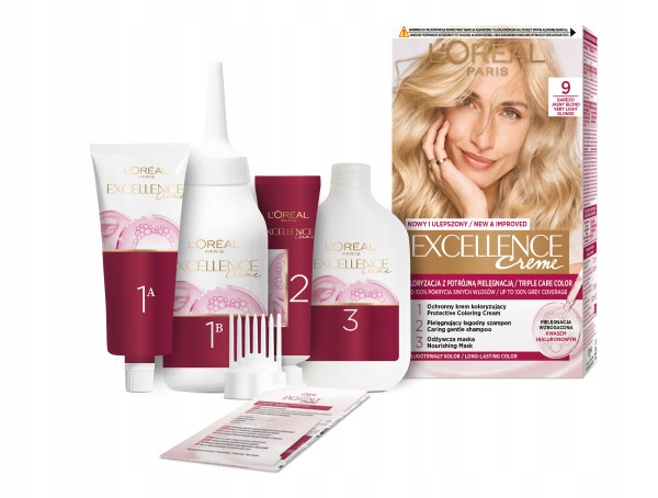 L'Oreal Excellence 9 Bardzo Jasny Blond farba