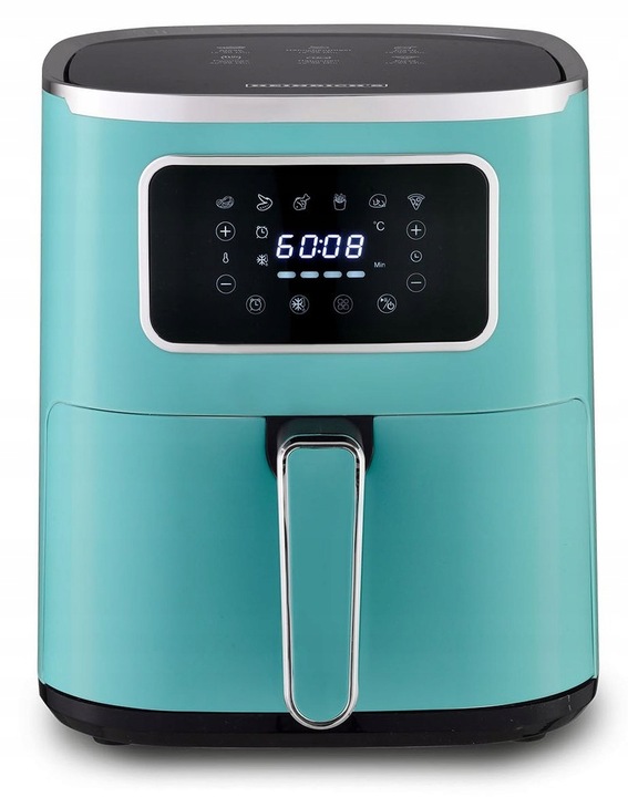 Duża BEZTŁUSZCZOWA FRYTKOWNICA Air Fryer 5L AIRFRYER 1450W 6 Programów