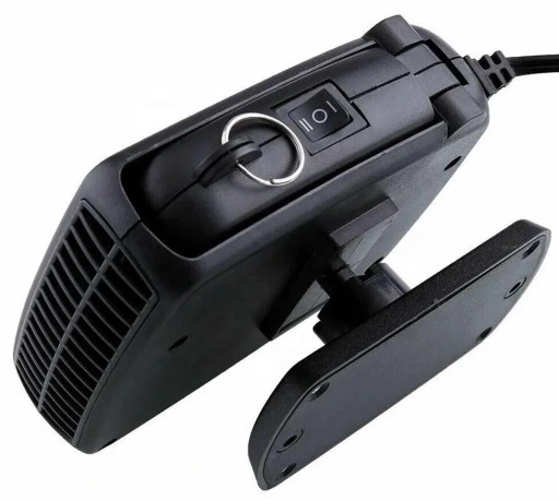 GRZEJNIK SAMOCHODOWY FARELKA NAGRZEWNICA DMUCHAWA NA SZYBE DO AUTA 12V 200W