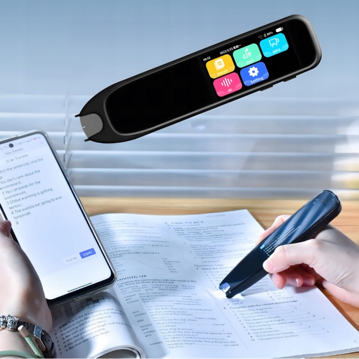 TŁUMACZ ELEKTRONICZNY TRANSLATOR DŁUGOPIS SKANER TEKSTU I MOWY NA ŻYWO