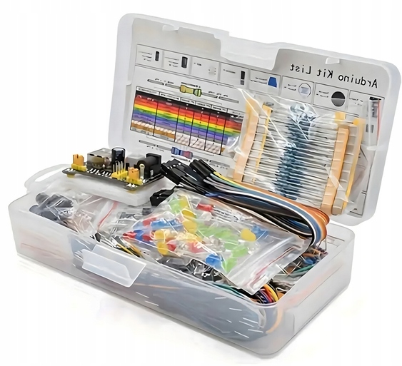 ZESTAW STARTOWY KOMPONENTÓW ARDUINO UNO R3 DO NAUKI PROGRAMOWANIA XXL