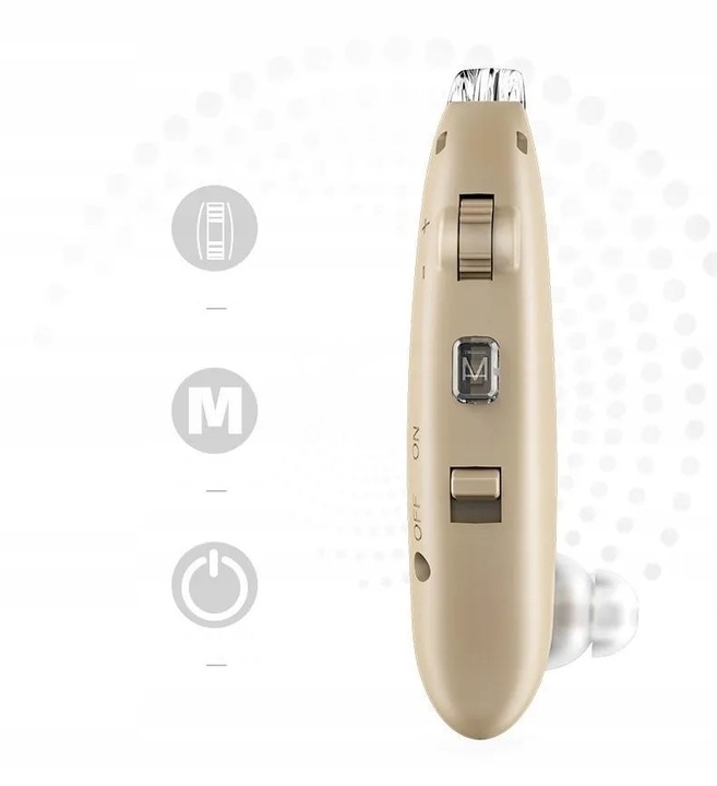 APARAT SŁUCHOWY CERTYFIKOWANY AKUMULATOR WZMACNIACZ SŁUCHU LANDMED