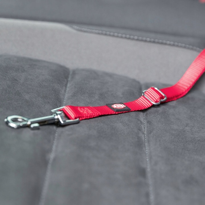 SZELKI SAMOCHODOWE DLA KOTA REGULOWANE Z PASEM SMYCZĄ DO SAMOCHODU TRIXIE