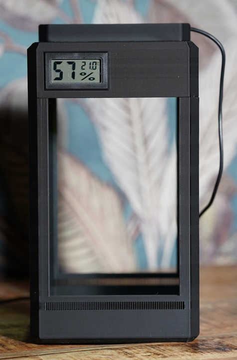 Terrarium dla skakuna modliszki pająka - Oświetlenie Higrometr Termometr