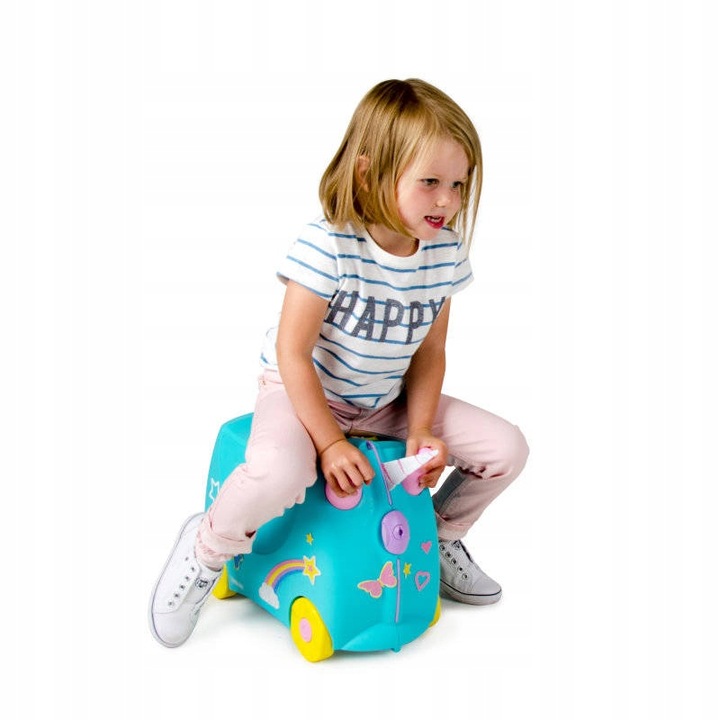 Jeżdżąca walizka jeździk Trunki unicorn Jednorożec