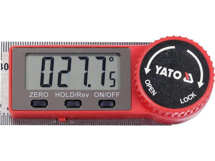 YATO KĄTOMIERZ CYFROWY ELEKTRONICZNY KĄTOWNIK LCD