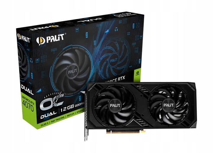 Karta graficzna Palit RTX4070 DUAL OC 12GB GDDR6 192bit 3DP