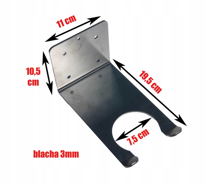 WIESZAK UCHWYT DO ŚCIANY MOCOWANIE DO KOSY SPALINOWEJ PODKASZARKI
