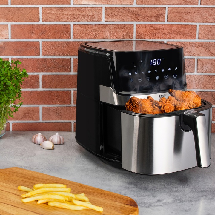 FRYTKOWNICA BEZTŁUSZCZOWA 6,5L 2200W WIFI AIR FRYER XL FRYTOWNICA LCD SMART
