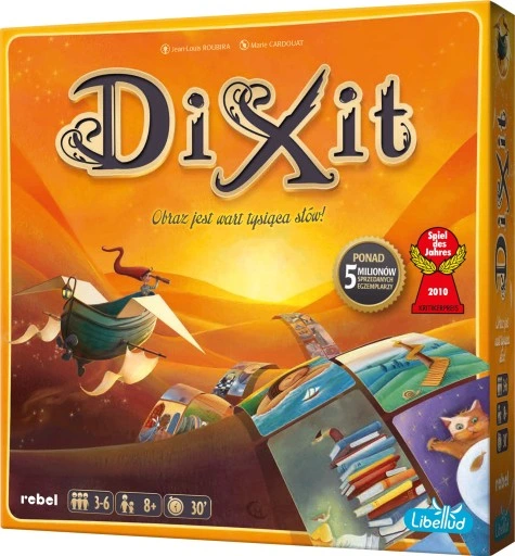 DIXIT - NOWA EDYCJA - DO 8 GRACZY - GRA RODZINNA