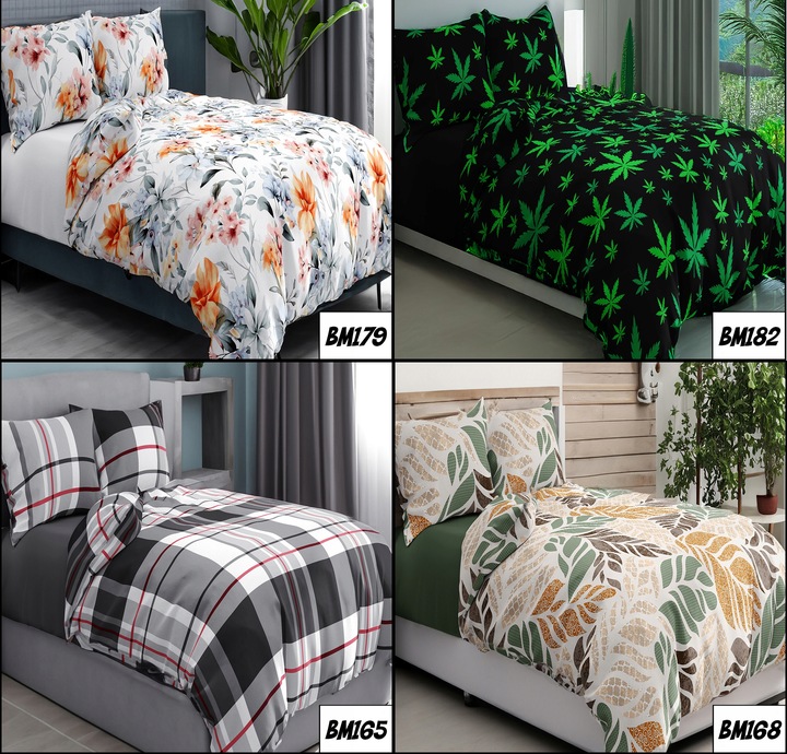 KOMPLET POŚCIELI 160X200 100% BAWEŁNA GRUBA POLSKA DWUSTRONNA DUŻO WZORÓW