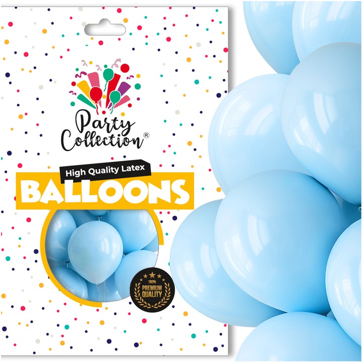 Balony Pastelowe Dekoracje Balonowe Urodzinowe Komunia Chrzest Błękit