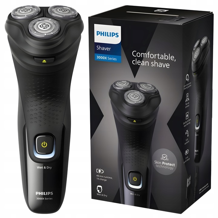 Maszynka Elektryczna do Zarostu dla Mężczyzn Philips Series 3000x