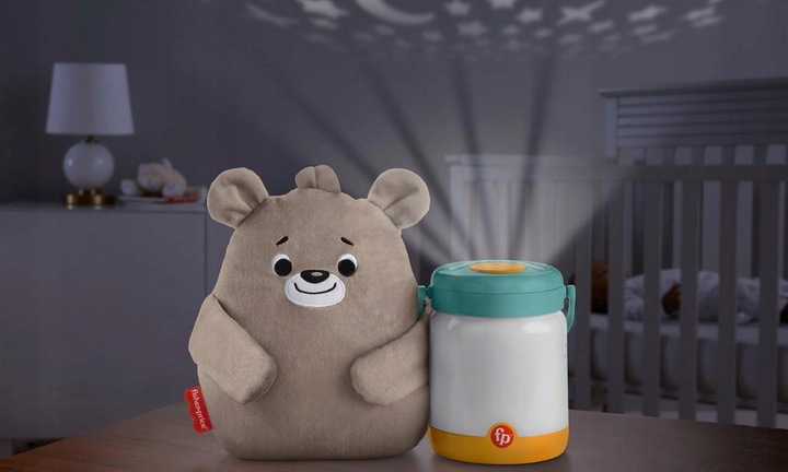 FISHER PRICE MIŚ SZUMIŚ PROJEKTOR GWIAZD PRZYTULANKA USPOKAJACZ MASKOTKA