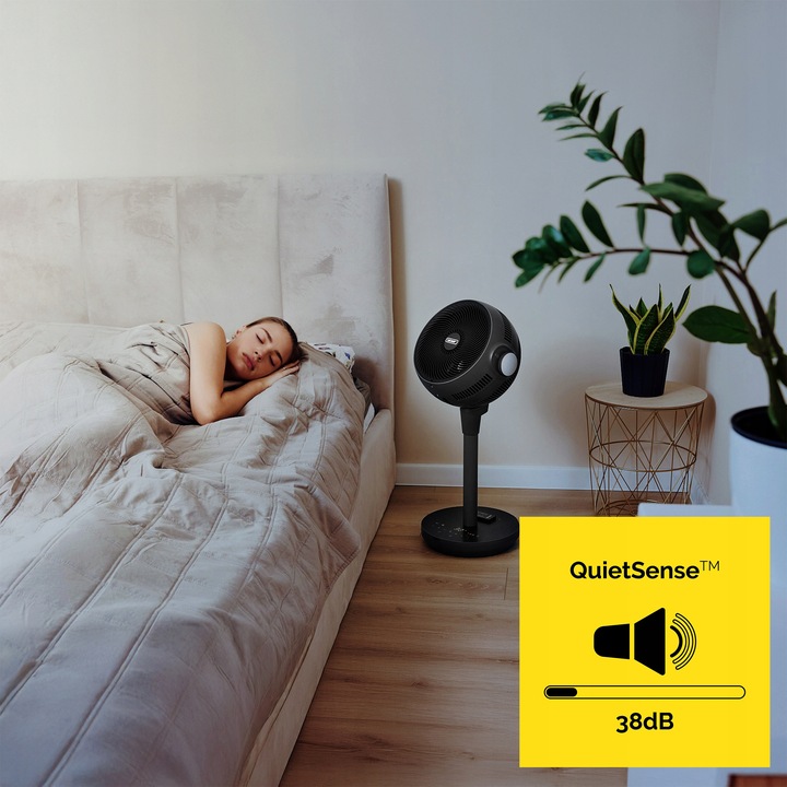 Termowentylator Farelka Cichy 38dB Yoer 1800W +Oscylacja 3D