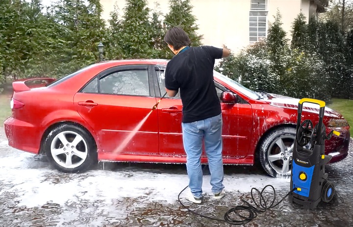 MYJKA CIŚNIENIOWA 285ewBAR Michelin 2500W + SZCZOTKI SAMOZASYSAJĄCA