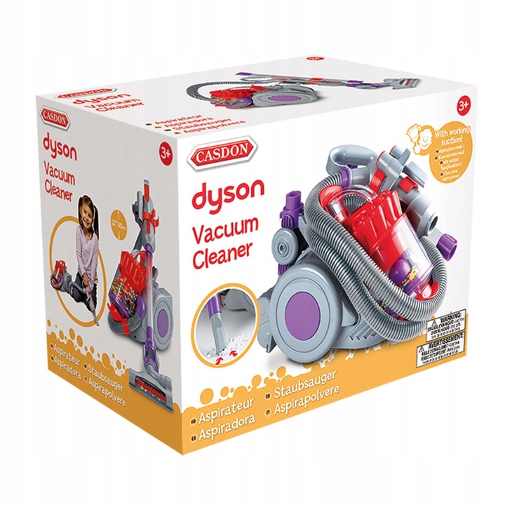 ODKURZACZ DLA DZIECI DYSON Z FUNKCJĄ SSANIA DŻWIĘK LITTLE HELPER CASDON