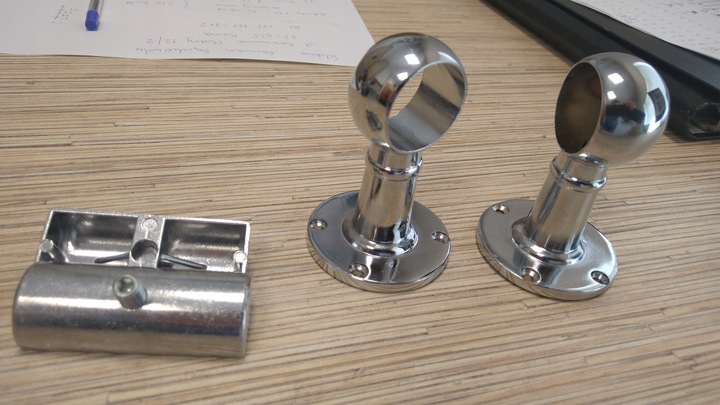 PORĘCZ ŚCIENNA 200 cm UCHWYT SCHODOWY/PORĘCZ SCHODOWA 2m SOLIDNA