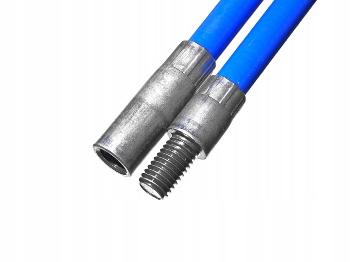 MOCNY OBROTOWY ZESTAW CYKLON DO CZYSZCZENIA KOMINA OD DOŁU 6M + 3