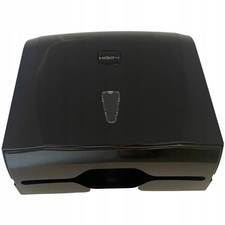 Pojemnik Dozownik Podajnik ręczniki papierowe ZZ czarny naścienny ATEST PZH