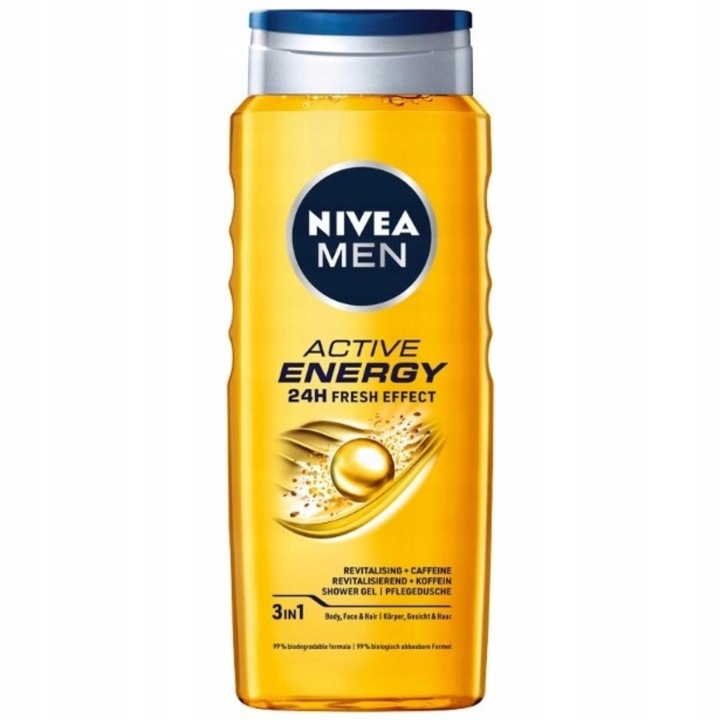 Nivea Men Żel pod Prysznic Męski 3w1 Mix Zapachów dla Mężczyzn 5x500ml