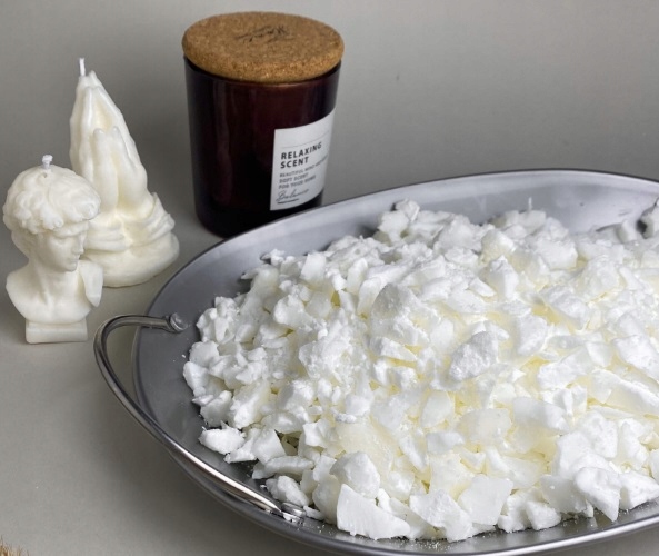 WOSK SOJOWY Y50 DO ŚWIEC 100% SOI NOGMO ŚWIECZEK DIY NATURALNY 1kg OLEJE