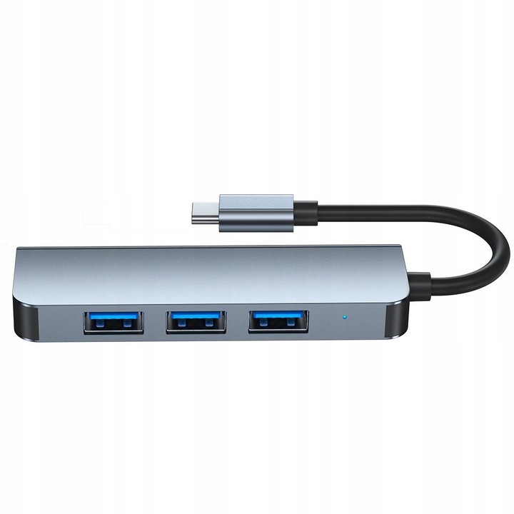 ROZDZIELACZ HUB ADAPTER USB 3.0 USB-C TYPE-C DO MACBOOK M1 M2 M3 / PC