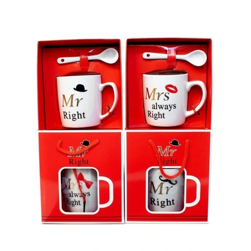 KUBEK CERAMICZNY W OPAKOWANIU WALENTYNKI