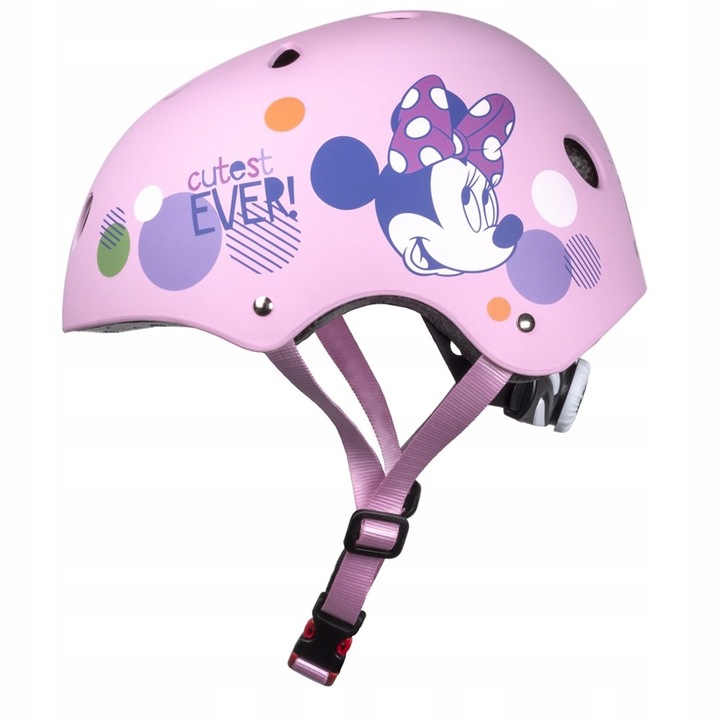 KASK SPORTOWY DLA DZIECI ROWEROWY DZIECIĘCY REGULOWANY MYSZKA MINNIE 52-56