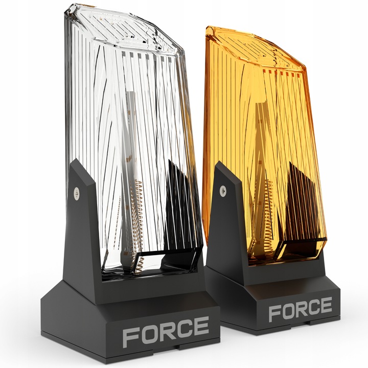 Zestaw do bramy dwuskrzydłowej FORCE SW200 2x2m 400 kg lampa do skrzydłowej