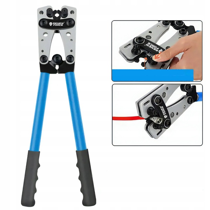 ZACISKARKA DO KABLI KOŃCÓWEK PRZEWODÓW PRASKA DO KONEKTORÓW 390 mm