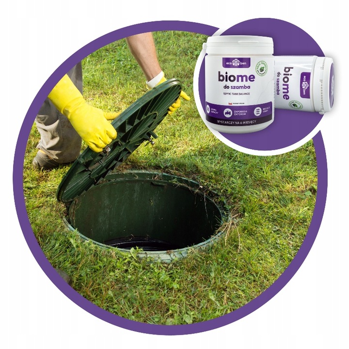 SILNY BIO PREPARAT Bakterie do Szamba Oczyszczalni 500g STOP Smrodowi