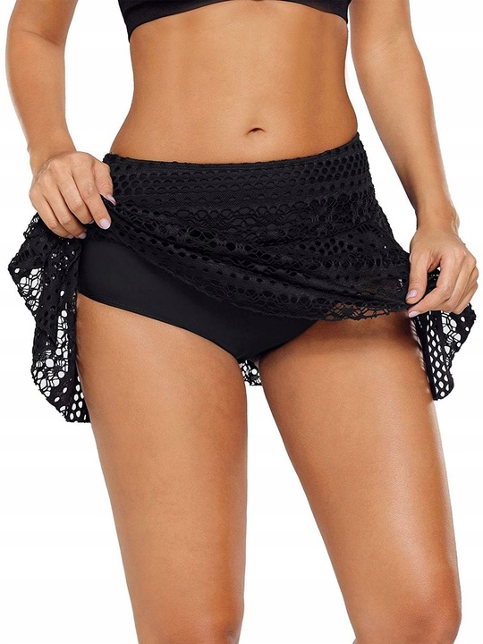 SPÓDNICZKA KĄPIELOWA Plażowa Ażurowa XL/XXL