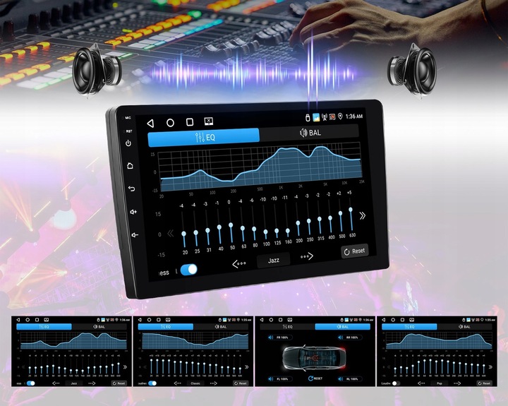 RADIO SAMOCHODOWE 2 DIN ANDROID AUTO CARPLAY 4GB/64GB ANDROID 13 RDS